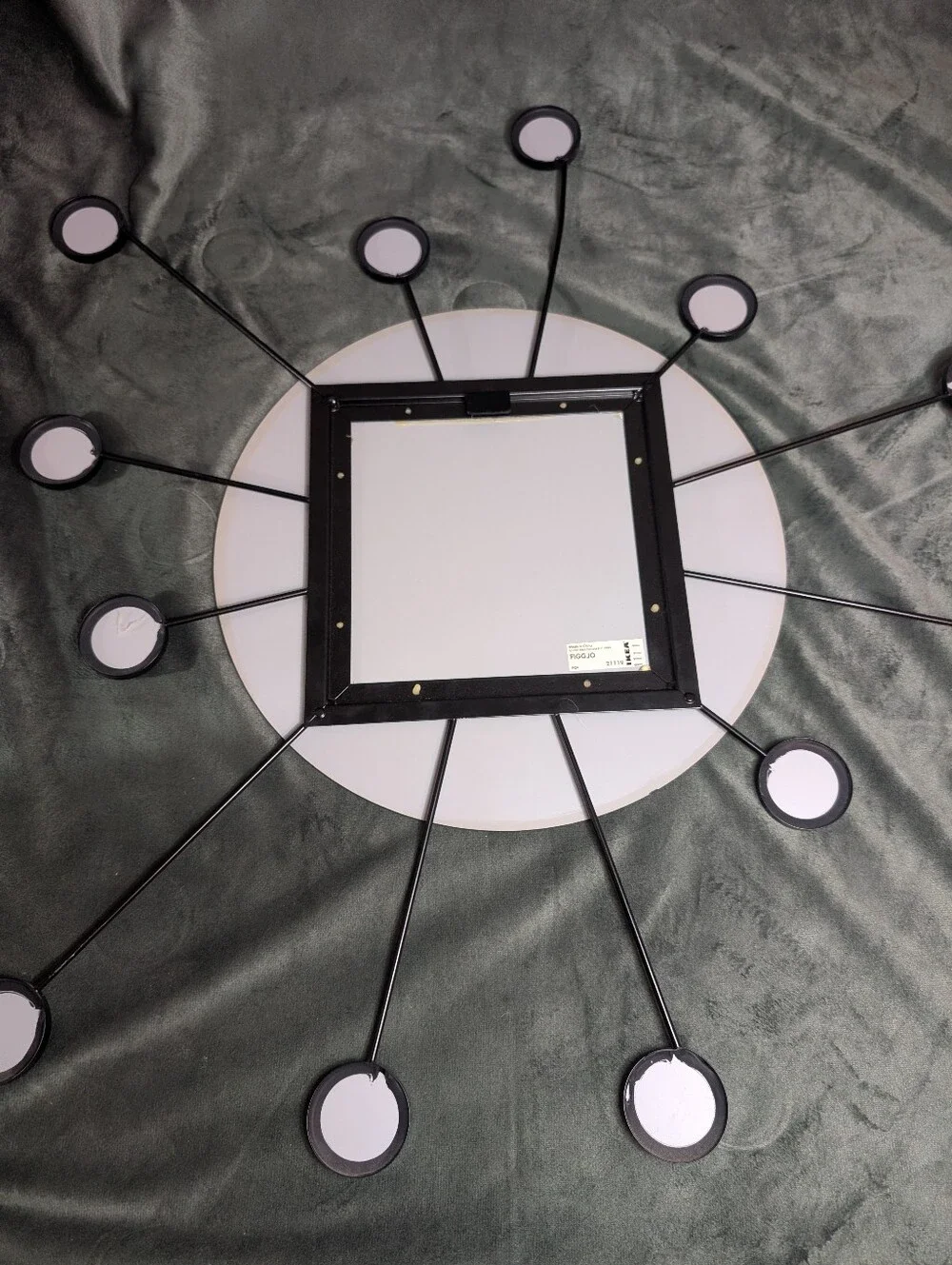Ikea Mirror. Sputnik. Metal Sunburst Starburst Wall Art FIGGJO 29